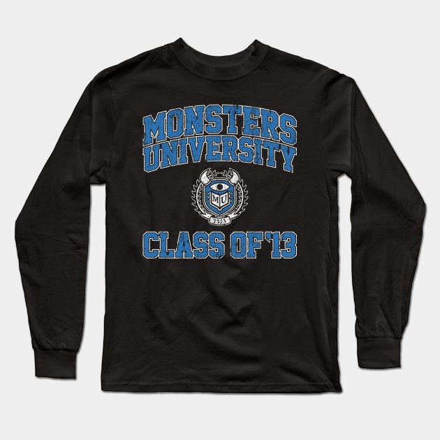 Monsters University Class of 13 Long Sleeve T-Shirt by huckblade